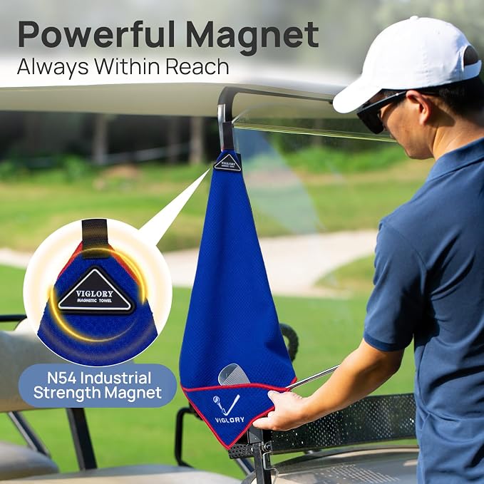 Magnetic Golf Towel for Bag 18" x 18" - Image 3