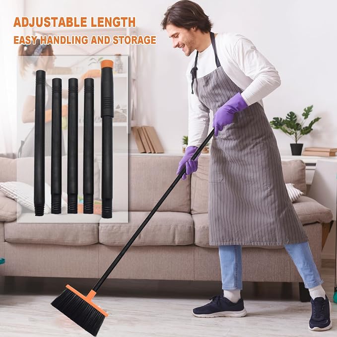 Small Broom Stiff Bristles Brush - Image 2