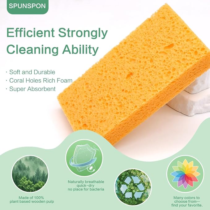 Large Cellulose Sponges, Kitchen Sponge - Image 4