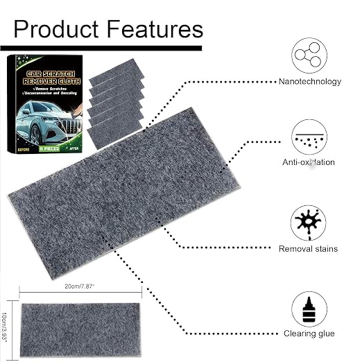 Nano Sparkle Cloth Car Scratch Remover - Image 2