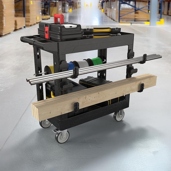 Heavy Duty Rolling Utility Cart - Image 5