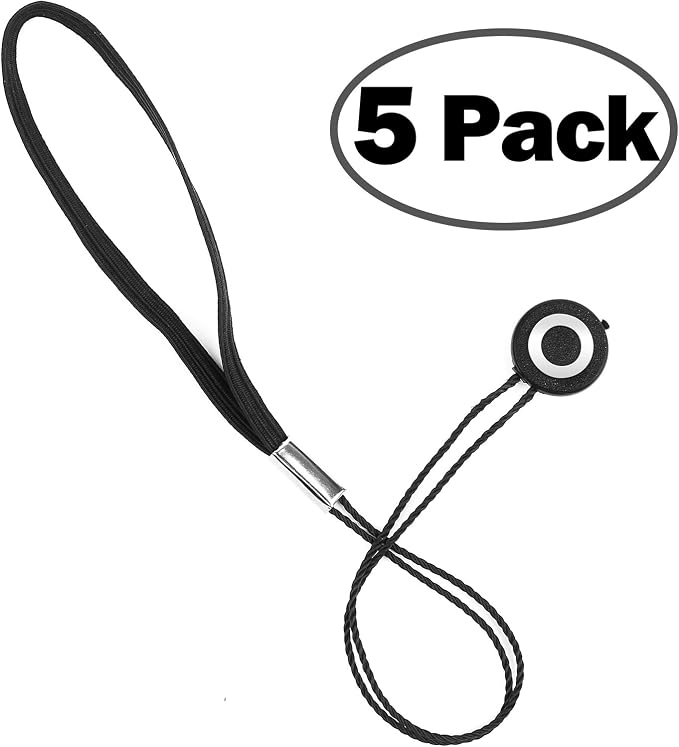 ChromLives 5 Pack Lens Cap Leash Lens Cap Keeper Holder - Image 2
