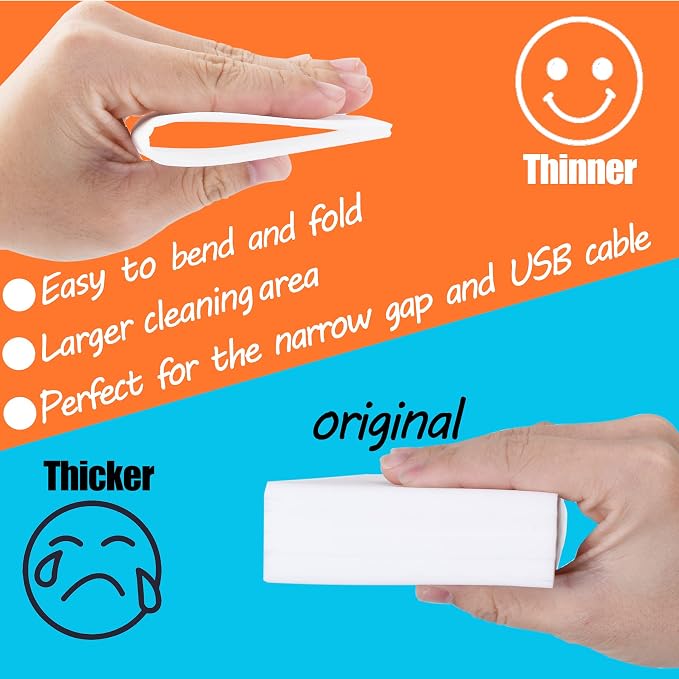 100PCS Eraser Sheets, Magic Cleaning Sponge Reusable, Thin Nano Dish Sponge - Image 2