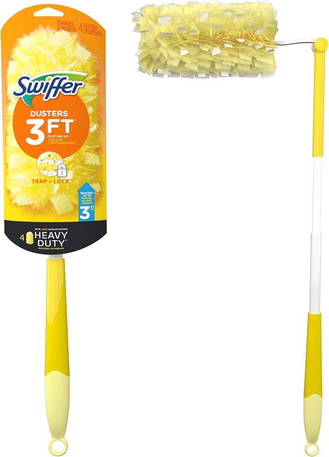 Swiffer Dusters 360 Extendable Handle Starter Kit 4 Refills by Swiffer