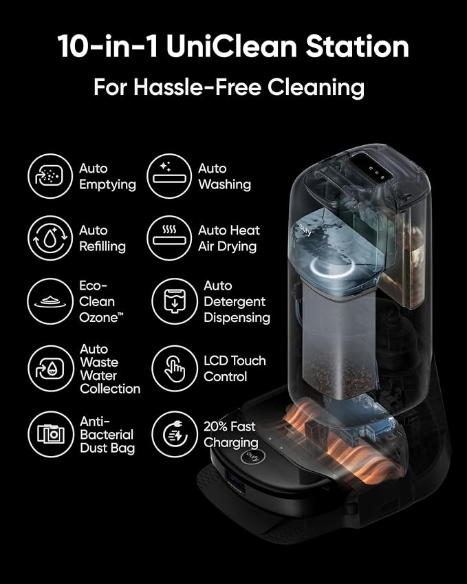 eufy Robot Vacuum Omni S1 Pro, HydroJet System - Image 3