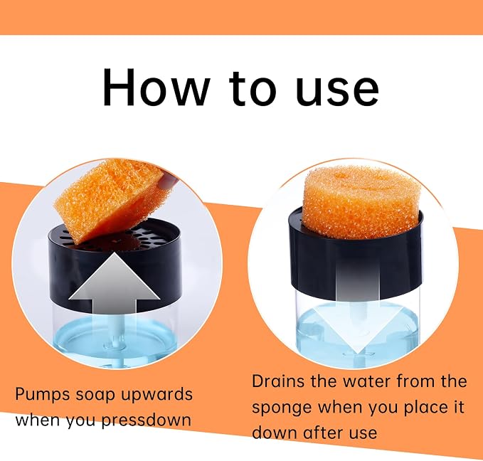 Soap Dispenser & Sponge Holder Compatible - Image 5