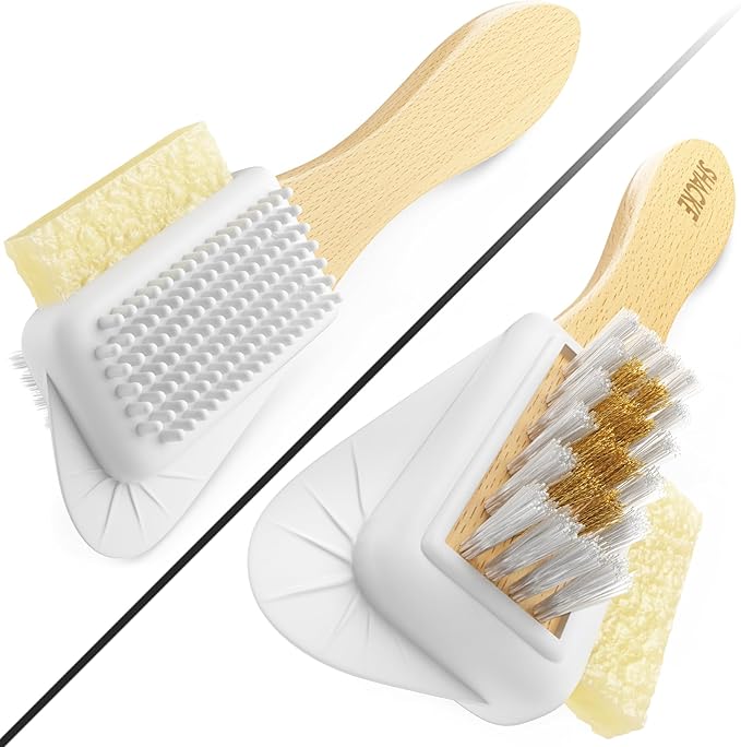 Suede & Nubuck 4-Way Leather Brush Cleaner - Image 3