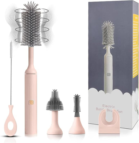 Electric Cleaning Brush with USB Rechargeable Electric Bottle Brush Cleaner and by Augensterm