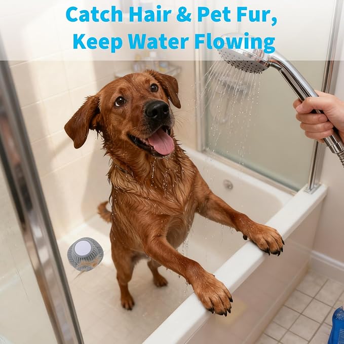 2 Pack Bathtub Drain Hair Catcher - Image 2