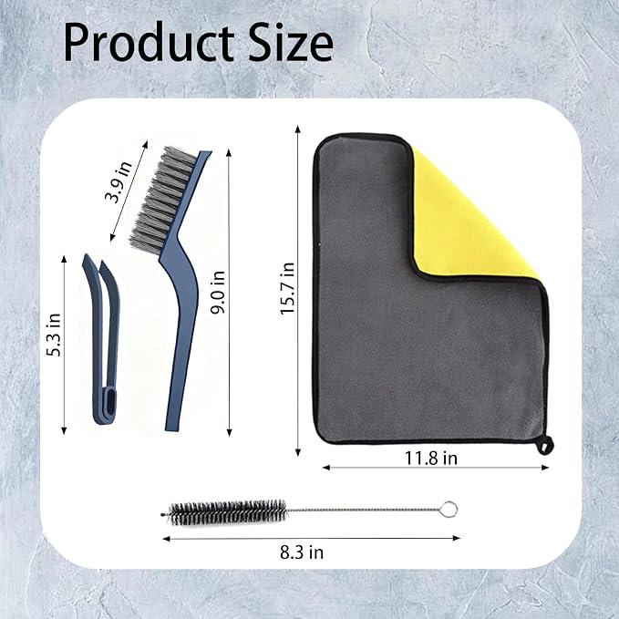 10-Piece Heavy-Duty Scrub Brushes Set - Image 3