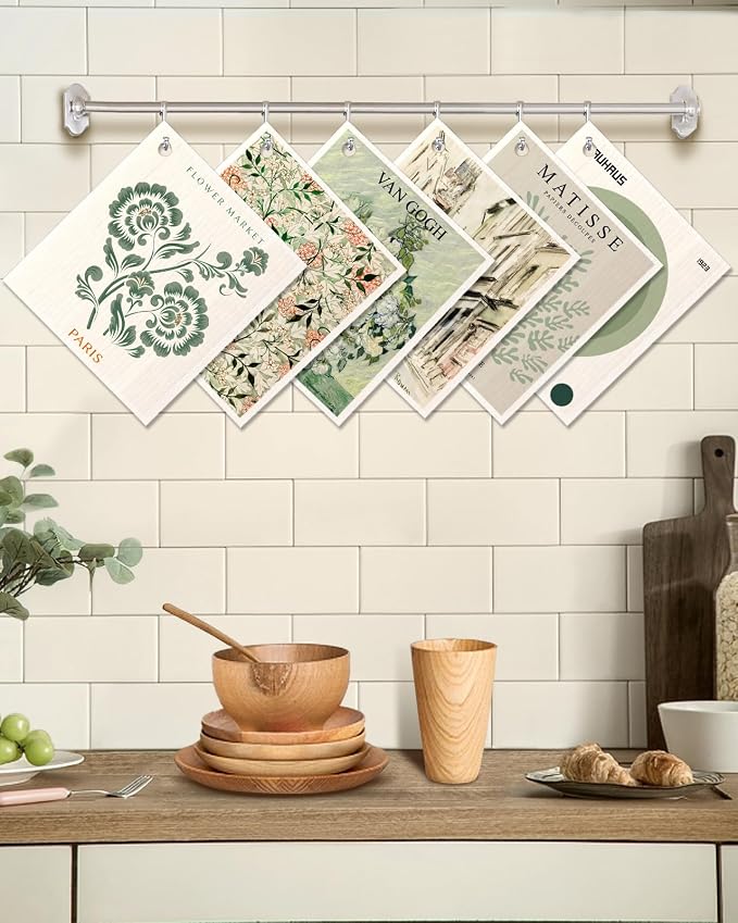 6 Pack Swedish Dishcloths for Kitchen - Image 5