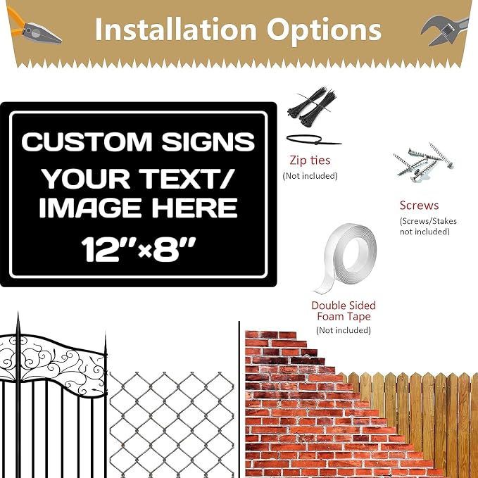 Personalized Aluminum Weatherproof Metal Sign - Image 4