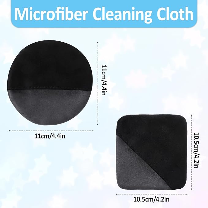 2Pcs Car Touch Screen Cleaner Cloth, 4.2"×4.2" Square Microfiber Car Screen - Image 2
