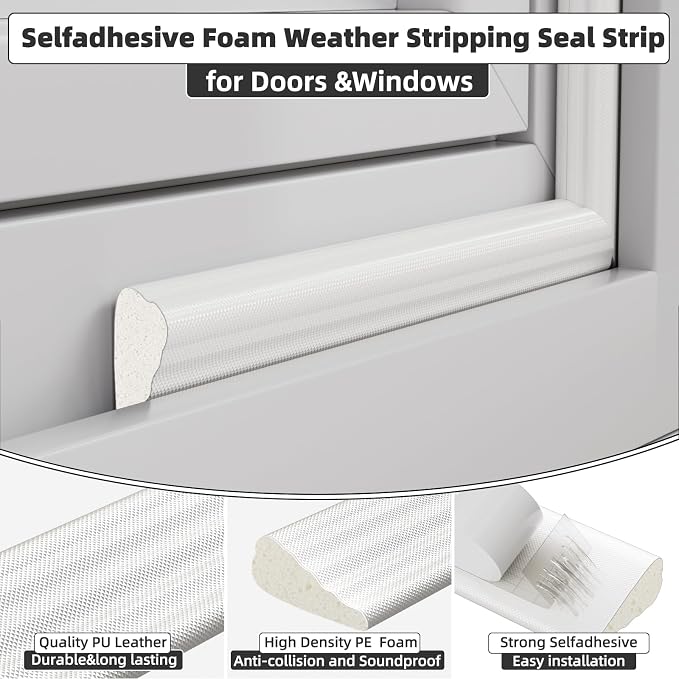16.4 Ft Weather Stripping Seal Strip - Image 2