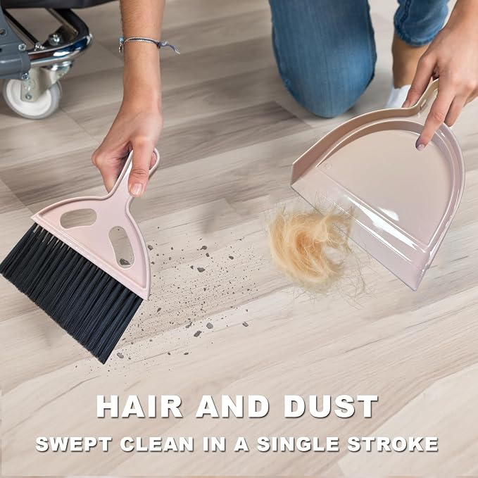Mini Broom and Dustpan Set Small Broom - Image 2