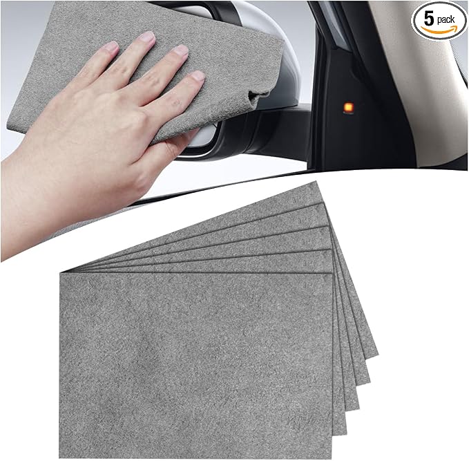 Thickened Magic Car Cleaning Cloth, Non-Streak & Lint Reusable Automotive by Unknown