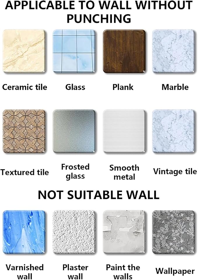 Wall Mounted Mop Organizers Strong Grip No Drilling Suction Brooms Holders - Image 7