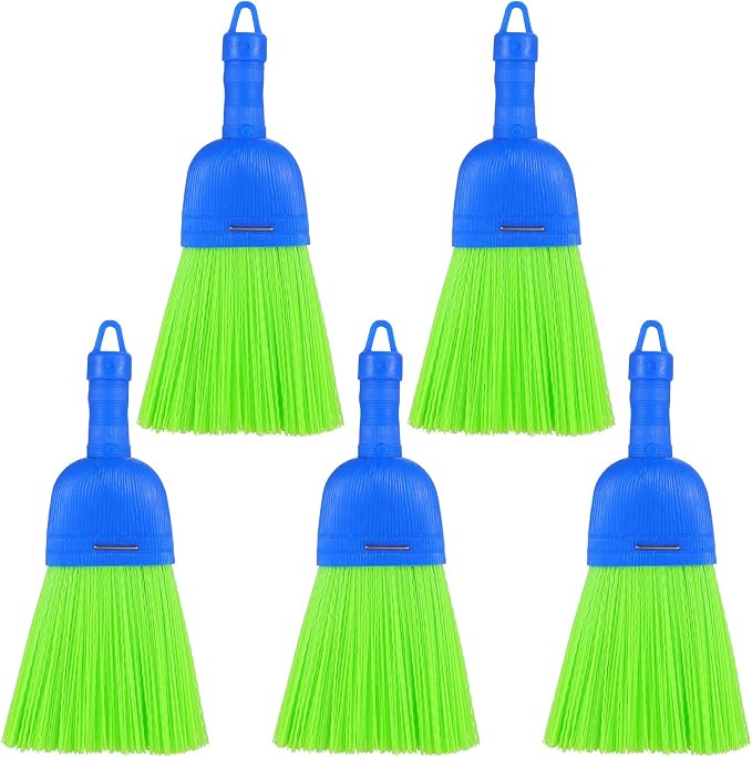 5 Pcs Polyfiber Handheld Brush – Durable Whisk Broom by Unknown