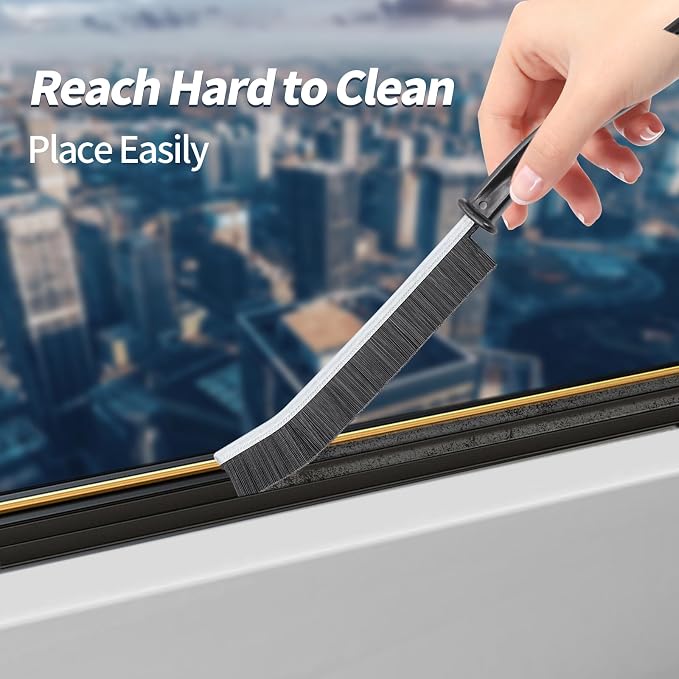 7 Pcs Hard Bristle Crevice Cleaning Brush, Thin Gap Cleaning Brush Set - Image 2