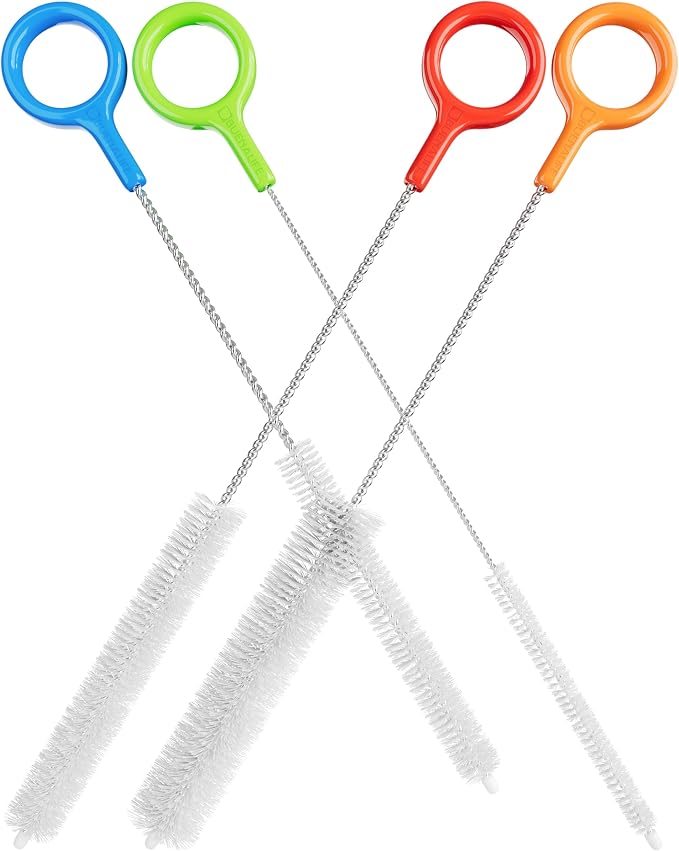 Heavy Duty Cleaning Brushes Set of 4 by Buenalife