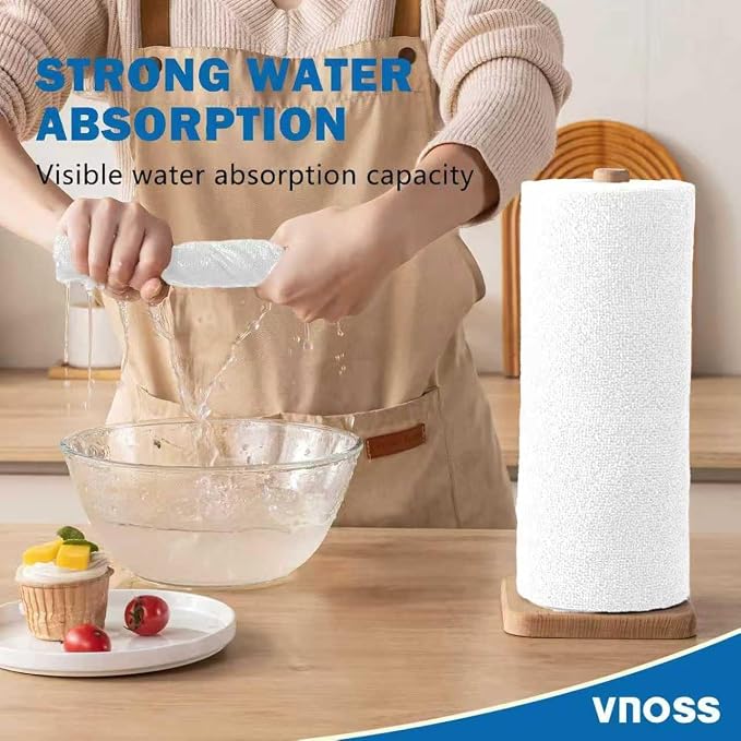 55 Pack Microfiber Cleaning Cloth Roll, Tear Away Reusable Towels, Ultra - Image 3