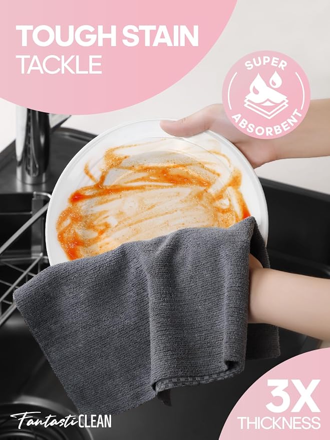 Fantasticlean Large Tear-Away Microfiber Cleaning Cloth Roll - Image 2