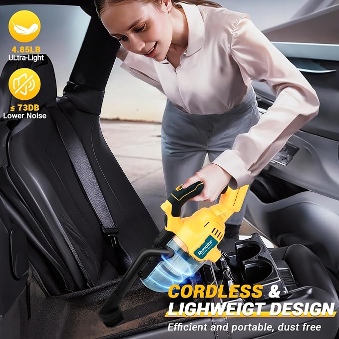 Cordless Vacuum for DeWalt 20V Battery, 5 in 1 Handheld Electric Vacuum Cleaner - Image 7