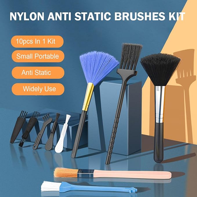 Keyboard Cleaner kit, Small Nylon Anti Static Cleaning Tool Computer Keyboard - Image 2
