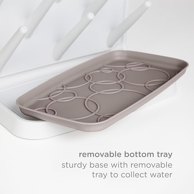 Ubbi Vertical Baby Bottle Drying Rack, Space Saving Countertop Drying Rack Baby - Image 5