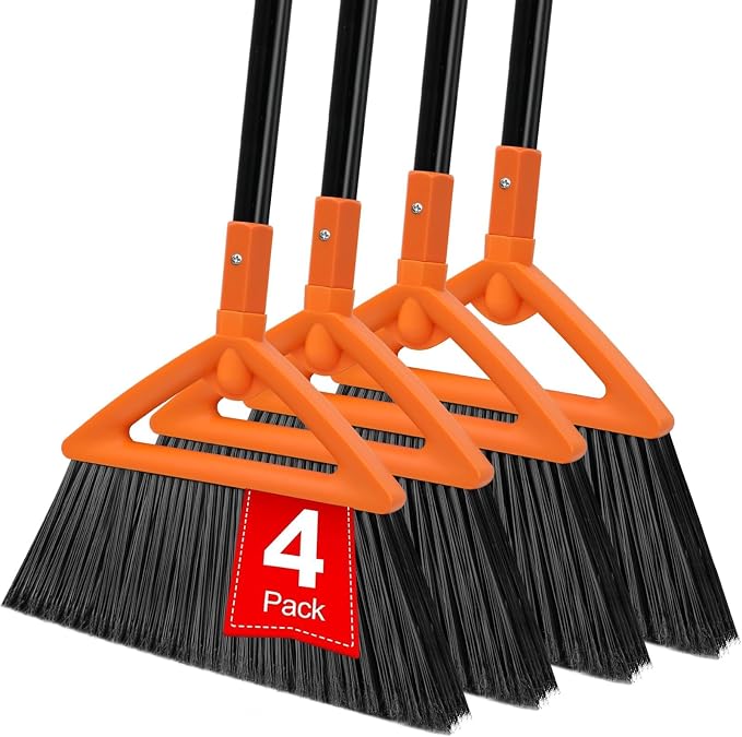 4 PCS Outdoor Indoor Broom, Brooms by SZJYHQY