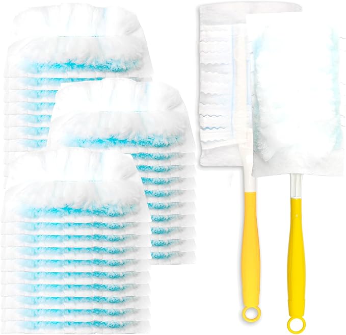 BDS-HOME 30 Count Electrostatic Duster Refills, 180°Multi-Surface Dusting by BDS-HOME