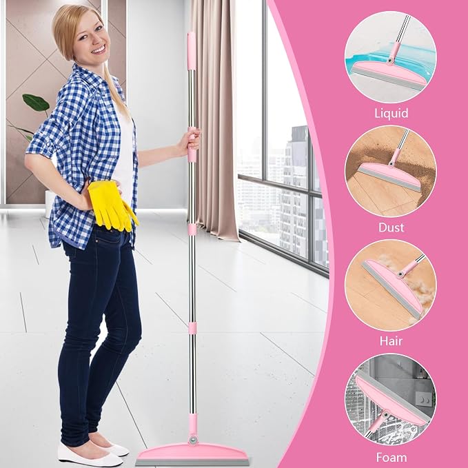 Multifunction Silicone Broom, 54 Inch Adjustable Long Handle Rubber Magic Broom - Image 7