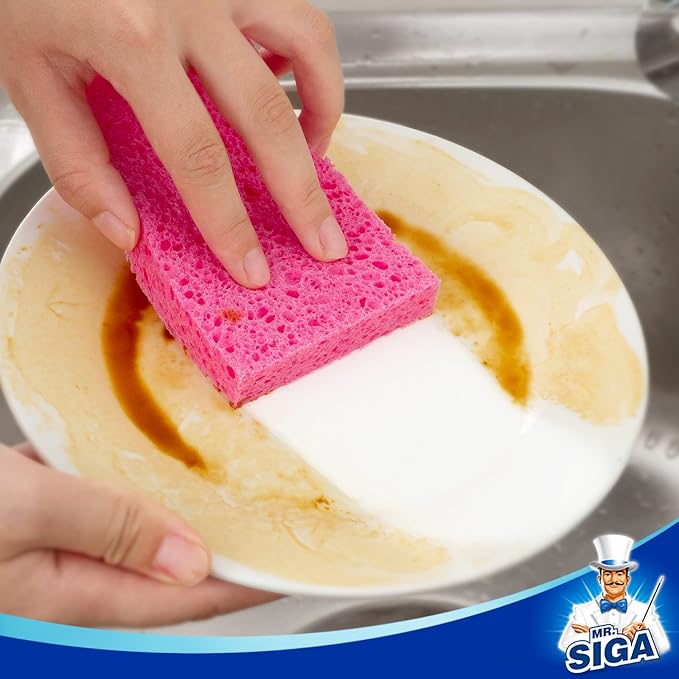 MR.SIGA Scrub Sponges, Non-Scratch Sponges - Image 6