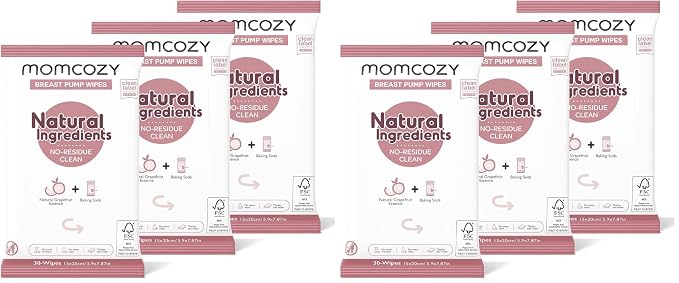Momcozy Natural Breast Pump Wipes by Momcozy
