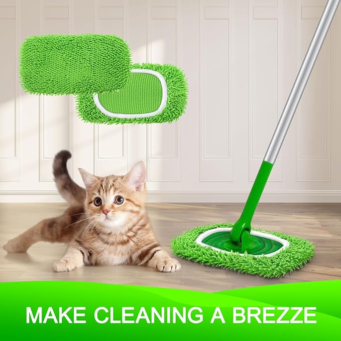 Reusable Microfiber Mop Pads Compatible - Image 7
