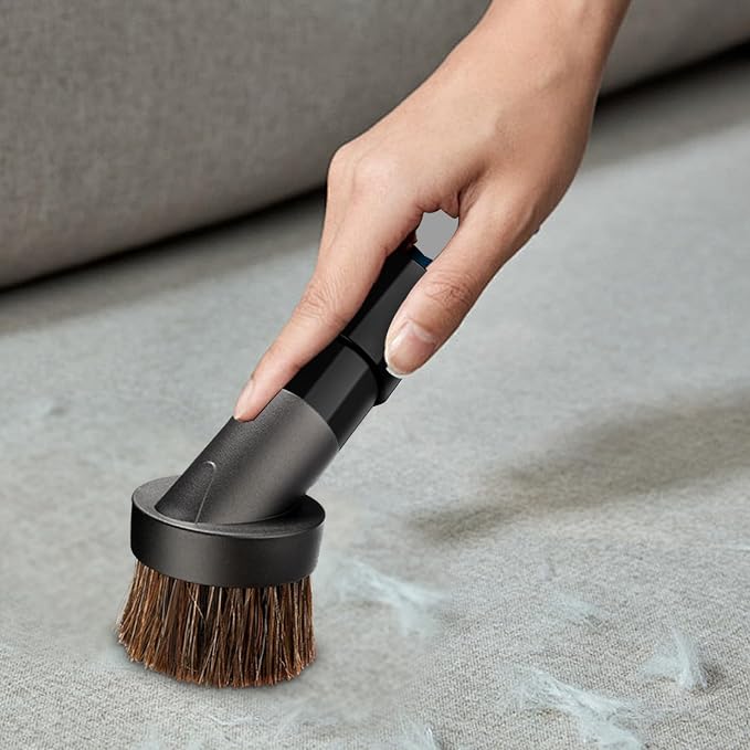 Round Soft Horse Hair Vacuum Brush Attachment - Image 7