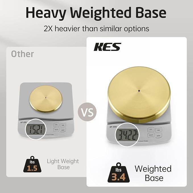 KES Gold Toilet Paper Holder Stand 26" H, Free Standing Toilet Paper Roll Holder - Image 3