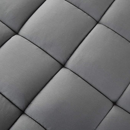 LEISURE TOWN Mattress Pad Queen Size Soft Cotton Mattress Cover,Quilted Fitted Mattress Topper with Deep Pocket fits 8-21 inch Mattress,Breathable Fluffy Pillow Top,Cooling Mattress Protector, Grey