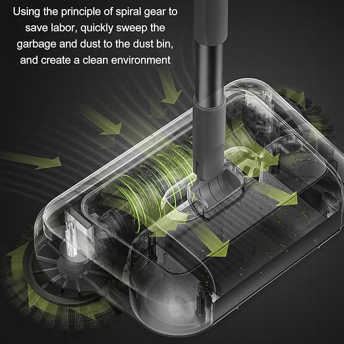 TOPINCN Hand Push Sweeper, Carpet Sweeper Wet Dry Vacuum Cleaner Hand Push - Image 7
