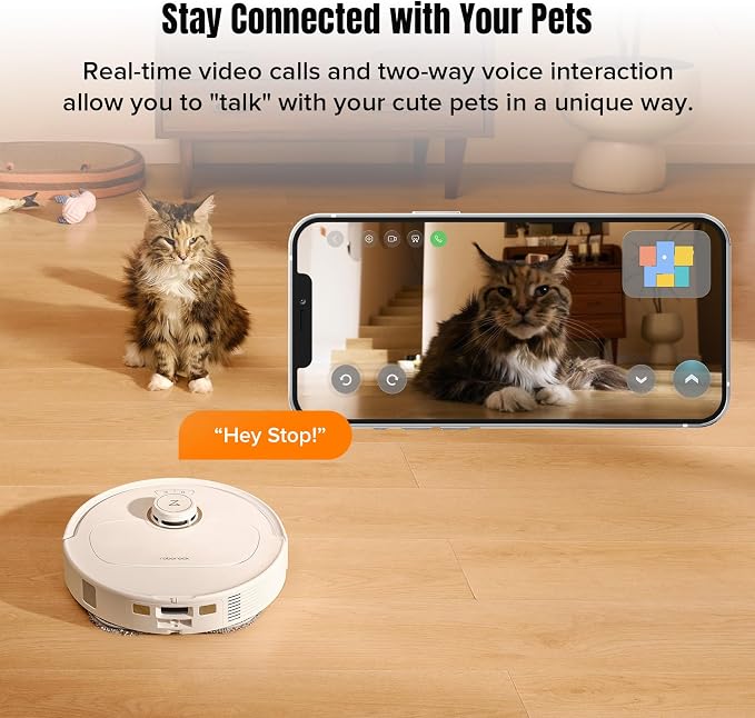 roborock Qrevo MaxV Robot Vacuum and Mop, FlexiArm Design, Hot Water Re-Wash & - Image 6