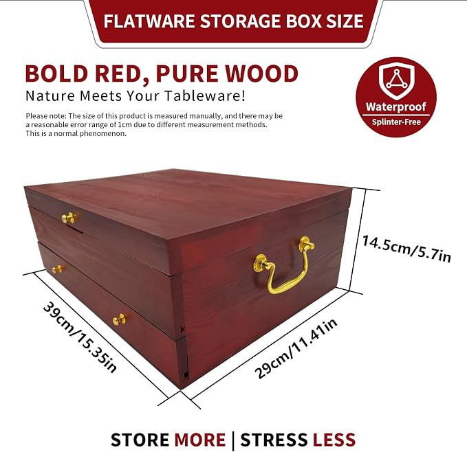 Silverware Storage Box, Kitchen Drawer Organizer, Drawer-containing flap-type - Image 2