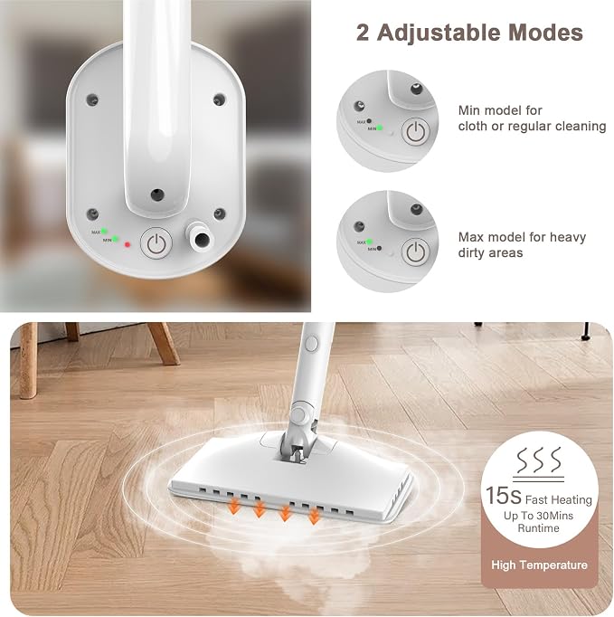 Steam Mop Cleaner, 7 in 1 Rotated Steam Cleaner - Image 2