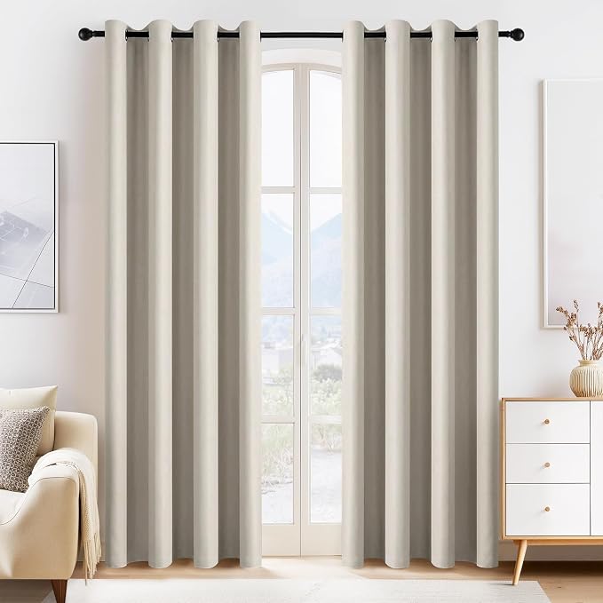 PONY DANCE Blackout Curtains for Bedroom by PONYDANCE