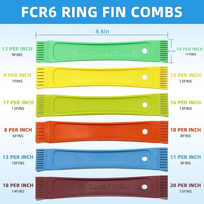 AMI PARTS 5 PCS Air Conditioner Fin Cleaner Set Include 3 Different Air - Image 2