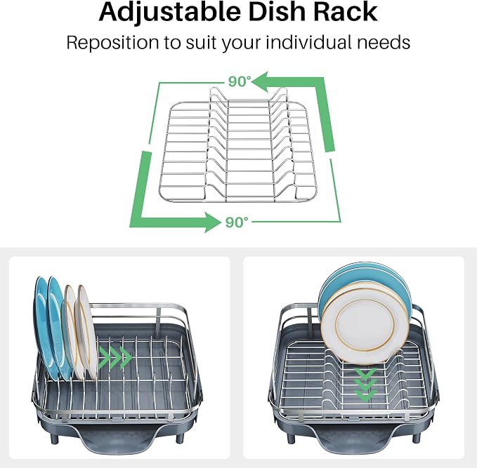Dish Drying Rack, Expandable Dish Rack - Image 6