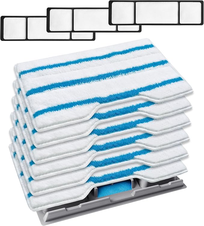KEEPOW Reusable Mop Replacement Pads Compatible by KEEPOW