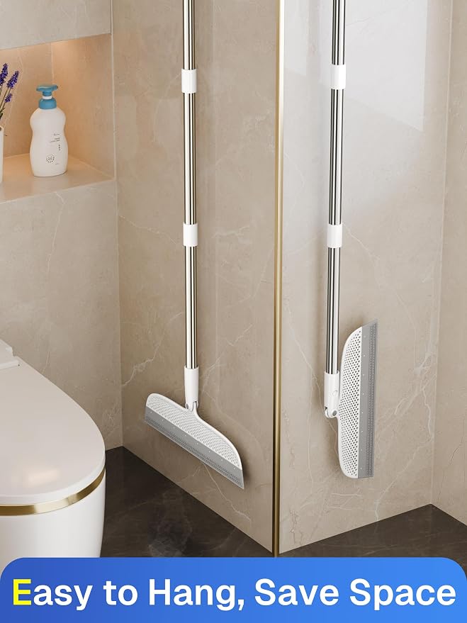 Silicone Floor Squeegee, 180° Rotating Air Broom, Squeegee - Image 8