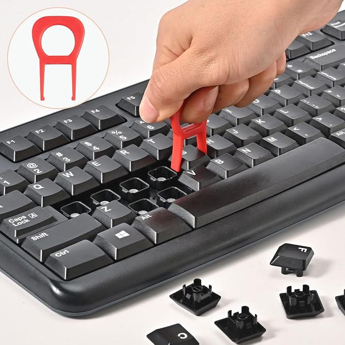 Soft Brush Keyboard Cleaner, Computer Cleaning Tool Kit, 7 in 1 Multipurpose - Image 6