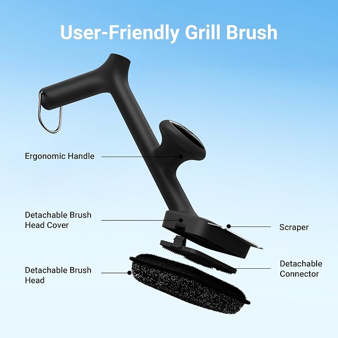 ThermoMaven BBQ Grill Brush Bristle Free - Image 2