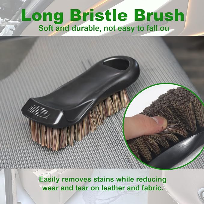 Soft Bristle Leather Cleaning Brush - Image 3